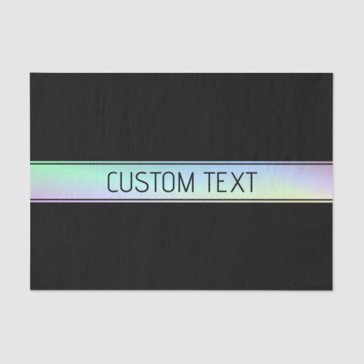 Modern kleurrijk verloop en bewerkbare tekst tissuepapier (Voorkant)