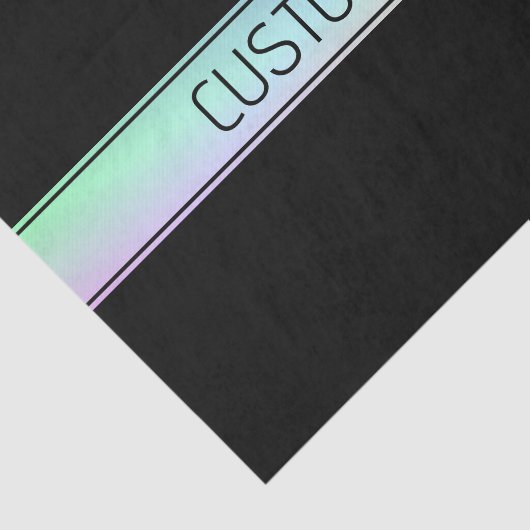 Modern kleurrijk verloop en bewerkbare tekst tissuepapier (Detail)