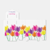 Modern kleurrijk Vrijgezellenfeest Bedankdoosjes (Uitgevouwen)