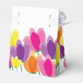 Modern kleurrijk Vrijgezellenfeest Bedankdoosjes (Achterkant)