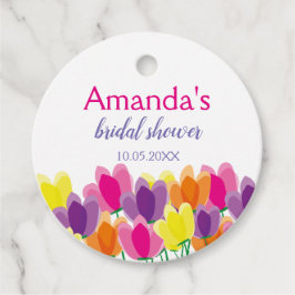 Modern kleurrijk Vrijgezellenfeest Bedankjes Labels