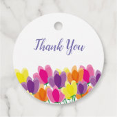 Modern kleurrijk Vrijgezellenfeest Bedankjes Labels (Achterkant)