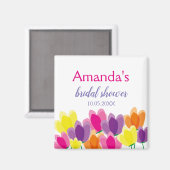 Modern kleurrijk Vrijgezellenfeest Magneet (Voorkant / Achterkant)