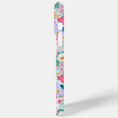 Modern Kleurrijke Bloementuin Monogram Case-Mate iPhone Case (Achterkant / Links)