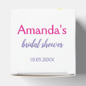 Modern kleurrijke Floral Bedankdoosjes (Bovenkant)