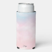 Modern Kleurrijke regenboog Gradient galaxy Ocean Seltzer Blikjeskoeler (Seltzer Voorkant)