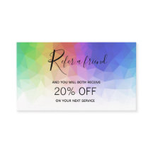 Modern kleurrijke regenboog veelhoekig - Verwijzin