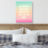 Modern kleurverloop canvas afdruk (Insitu (Slaapkamer))