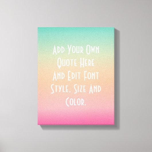 Modern kleurverloop canvas afdruk (Voorkant)