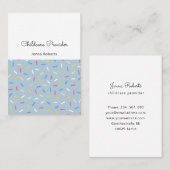 Modern, kleurvol patroon visitekaartje (Voorkant / Achterkant)