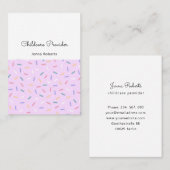 Modern, kleurvol patroon visitekaartje (Voorkant / Achterkant)