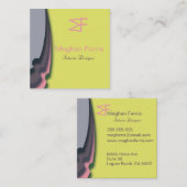 Modern kleurvol vierkante visitekaartje (Voorkant / Achterkant)