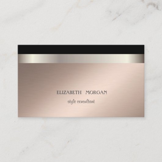 Modern Koel Elegant Professioneel Visitekaartje (Voorkant)
