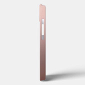 Modern koel meisjesgezicht silhouet Case-Mate iPhone case (Achterkant / Links)