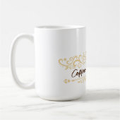 Modern koffiecafé Bakkerij welkom aangepaste Logo  Koffiemok (Links)