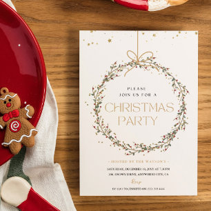 Modern 'Kom op, hou je vast' kerstfeest Kaart