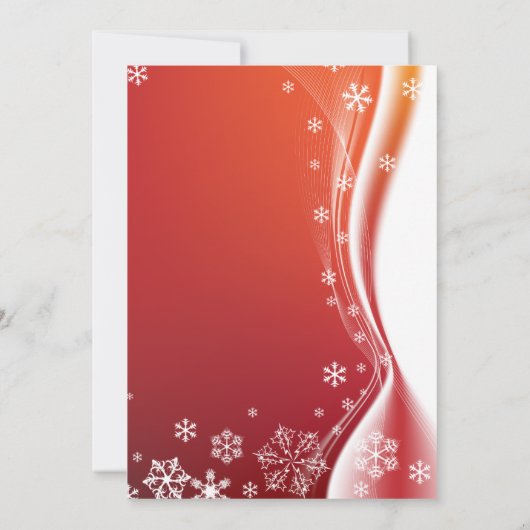 Modern 'Kom op, hou je vast' kerstfeest Kaart (Achterkant)