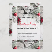 Modern 'Kom op, hou je vast' kerstfeest Kaart (Voorkant / Achterkant)