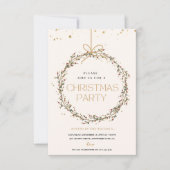 Modern 'Kom op, hou je vast' kerstfeest Kaart (Voorkant)