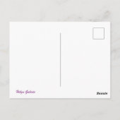 Modern konijn briefkaart (Achterkant)