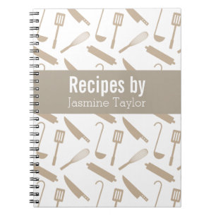 Modern kookgerei recept kookboek notitieboek