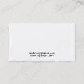 Modern  koolstofvezeleffect visitekaartje (Achterkant)