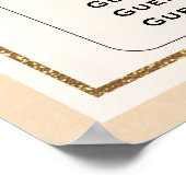 Modern koraal Abstract verbazingwekkend Poster (Hoek)