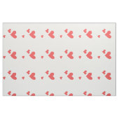 Modern koraal hartpatroon stof (Fat Quarter)