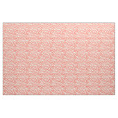 modern koraal ivoor Zebra - patroon Stof (Fat Quarter)