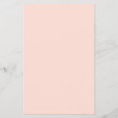 Modern Koraal Kust Chic Elegant Trouwmenu Flyer (Achterkant)