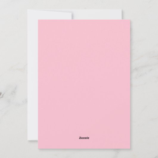 Modern Kordate Rood & Roze Kerst Foto Feestdagenkaart (Achterkant)