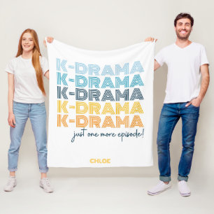 Modern Koreaans drama die de knuppel bekijkt Fleece Deken