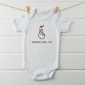 Modern Koreaans liefdessymbool Romper