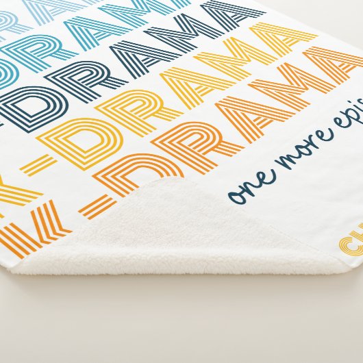 Modern Korean Drama die Blanket Medium Sherpa beki Sherpa Deken (3/4)