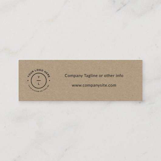 Modern Kraft Brown Cheers Glasses Drink Ticket (Achterkant)