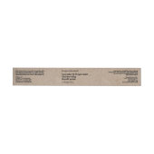 Modern kraft cosmetica potje label 1 x 7,25 (Individueel)