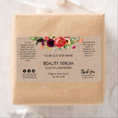 Modern Kraft Face en Hair Serum Labels (Insitu)