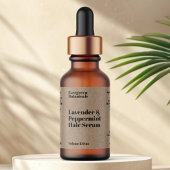 Modern Kraft Paper Cosmetics Dropper Bottle Label