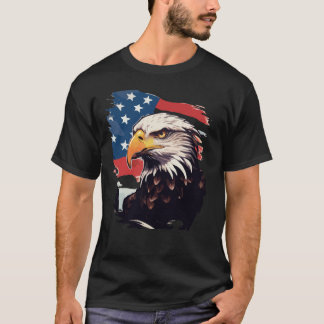 modern kreativ vintage retro adler design t-shirt