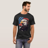 modern kreativ vintage retro adler design t-shirt (Voorkant volledig)