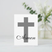 modern KROSS + AMEN | Briefkaart (Staand voorkant)