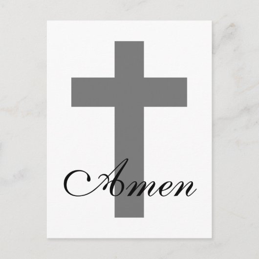 modern KROSS + AMEN | Briefkaart (Voorkant)