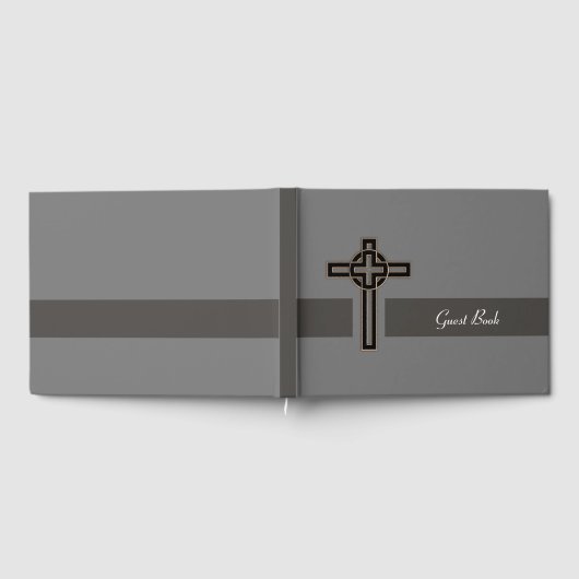 Modern kruis gastenboek (Volledig)