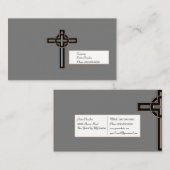 Modern kruis visitekaartje (Voorkant / Achterkant)