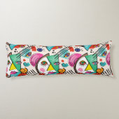 Modern kubisme Abstracte kunst Vrouw gezichten Lichaamskussen (Achterkant)