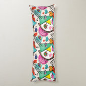 Modern kubisme Abstracte kunst Vrouw gezichten Lichaamskussen (Achterkant (Verticaal))