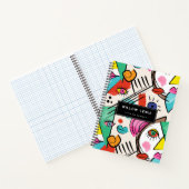 Modern kubisme Abstracte kunst Vrouw gezichten Notitieboek (Binnen)