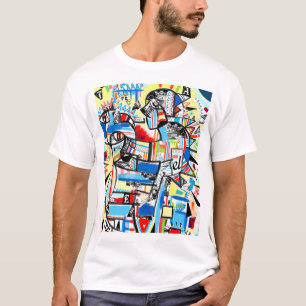 Modern kubisme t-shirt