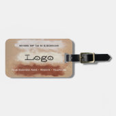 Modern Kunst Logo Label Door B2BDesigns Bagagelabel (Voorkant horizontaal)
