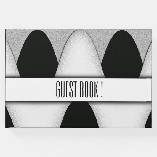 Modern kunstgastboek gastenboek (Voorkant)